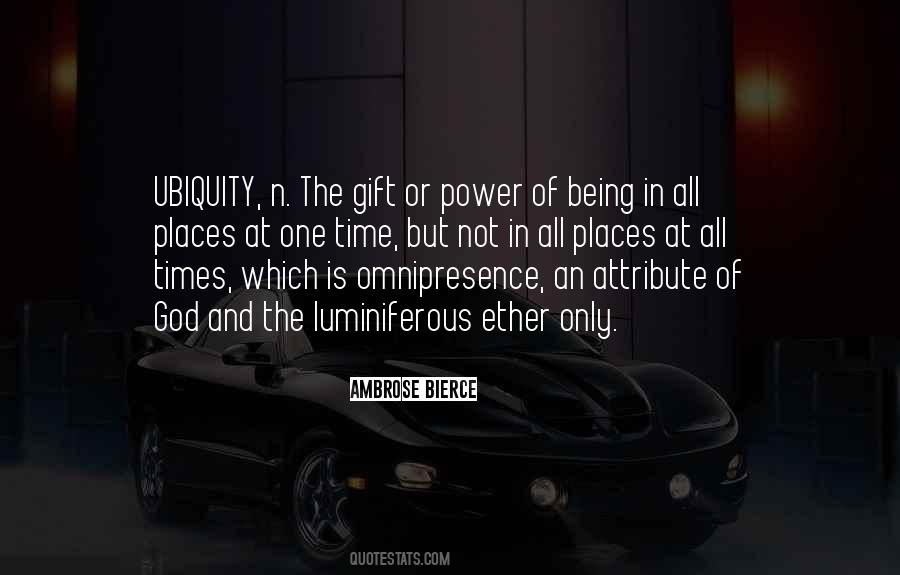 Quotes About God's Omnipresence #85516