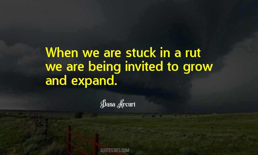 In A Rut Quotes #194311
