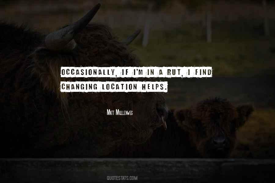 In A Rut Quotes #412882