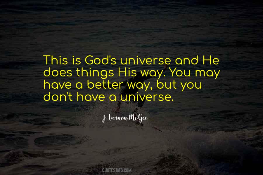 God S Universe Quotes #130765