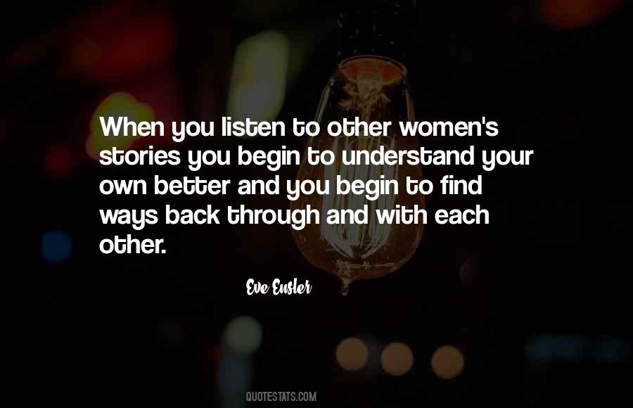 Women S Stories Quotes #122133