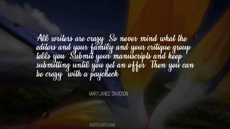 A Crazy Family Quotes #1864182