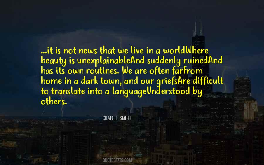 Beauty In Language Quotes #109693