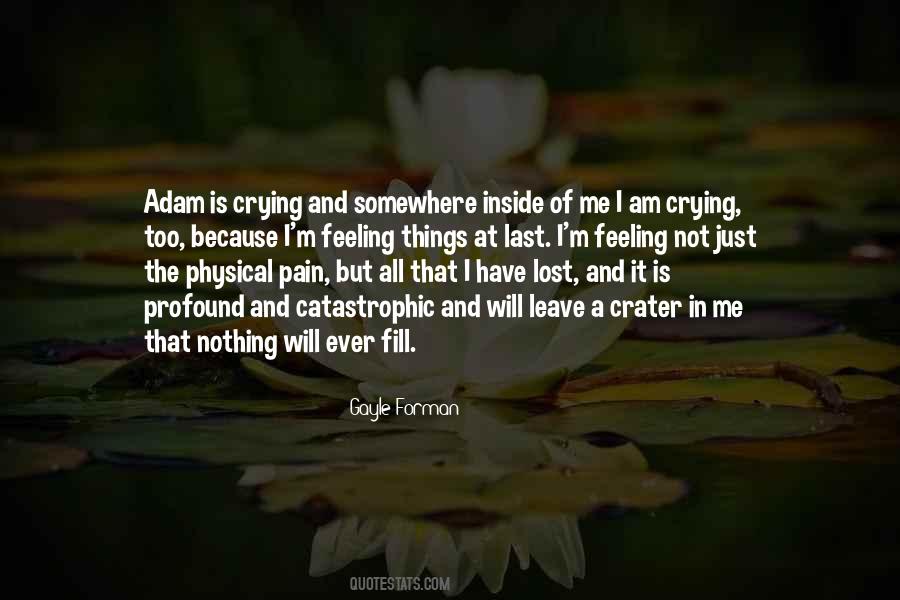 Quotes About Not Feeling Pain #1247317