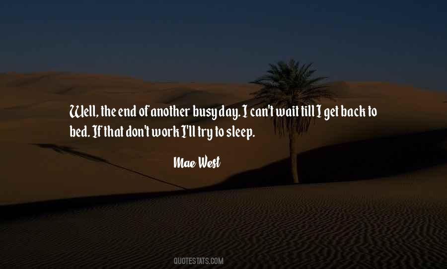 Quotes About Going Back To Sleep #113616