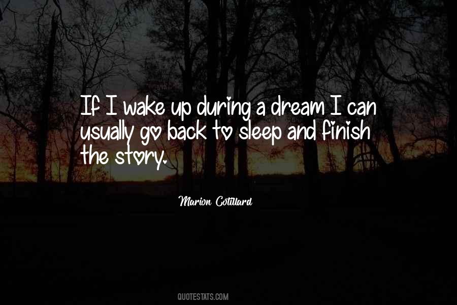 Quotes About Going Back To Sleep #124482