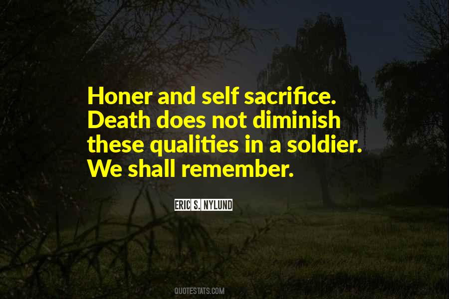 Quotes About Self Sacrifice #1365430