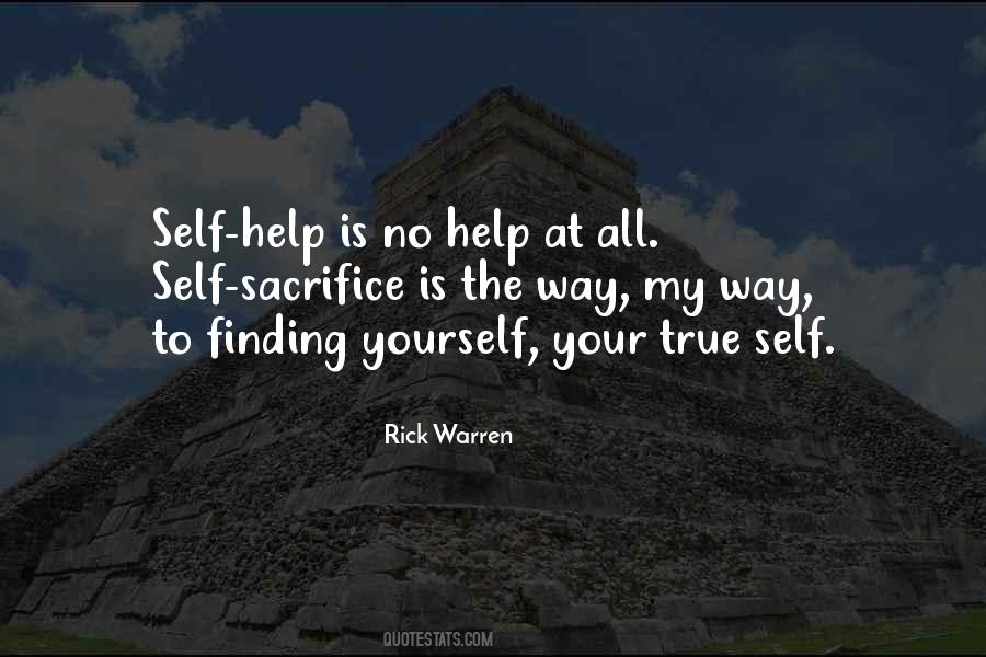 Quotes About Self Sacrifice #1407607