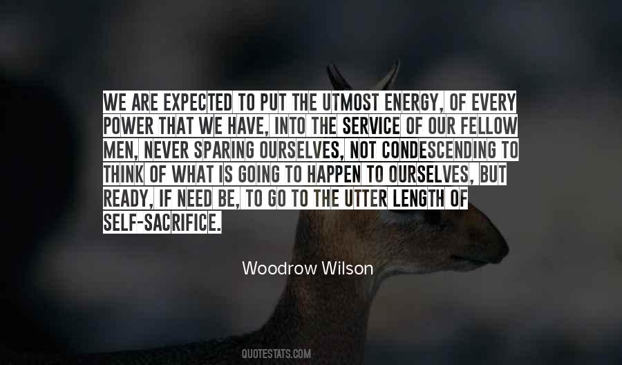 Quotes About Self Sacrifice #1587865