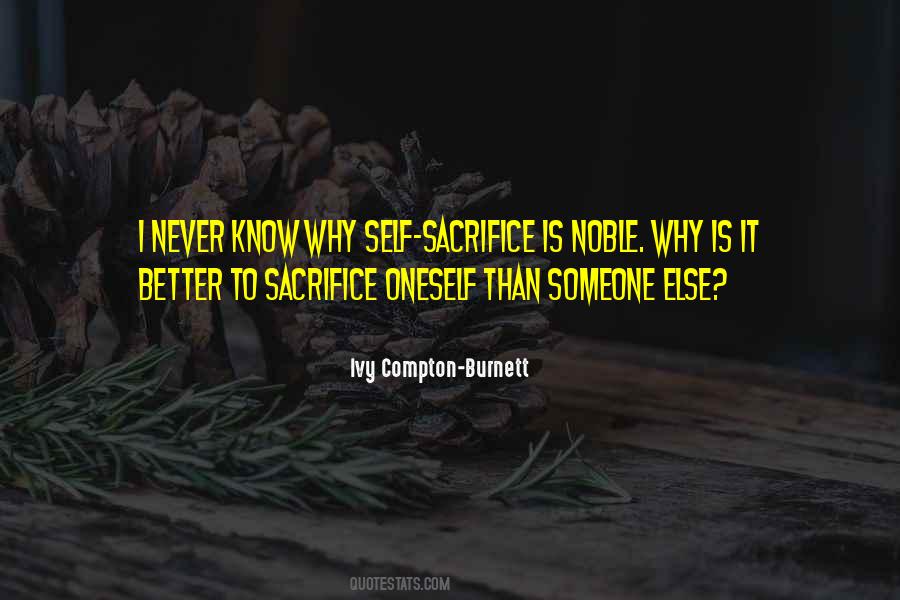 Quotes About Self Sacrifice #1696054