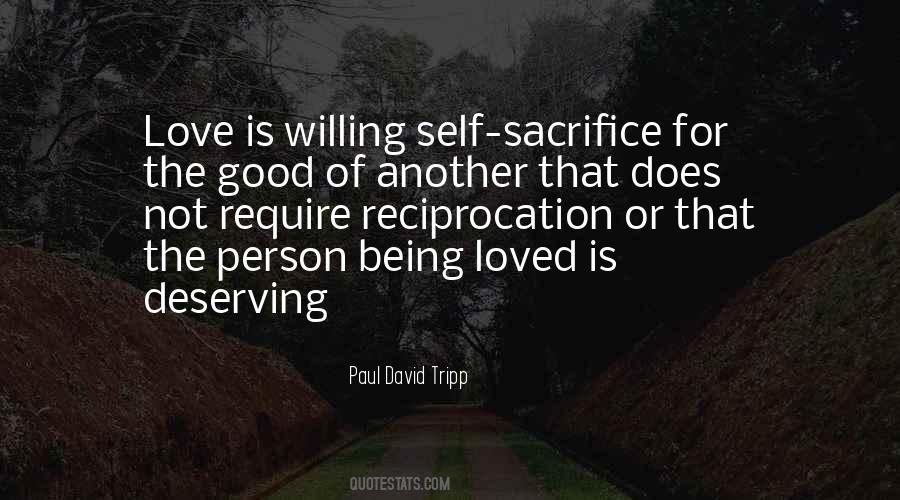 Quotes About Self Sacrifice #1837295