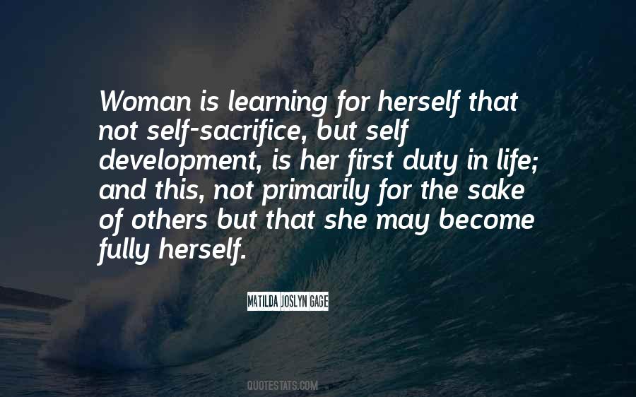 Quotes About Self Sacrifice #392261