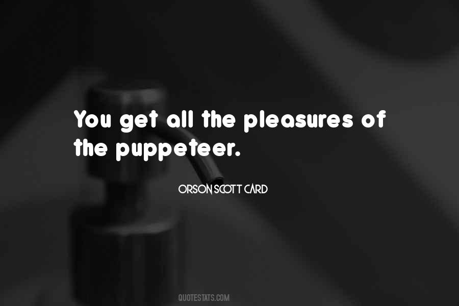 Quotes About Puppeteer #732311