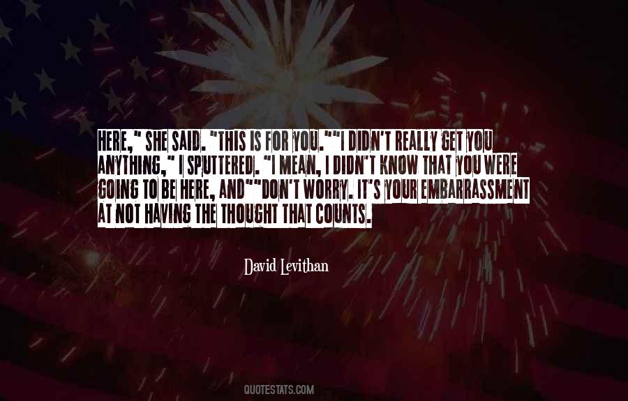 Quotes About Thought That Counts #308005