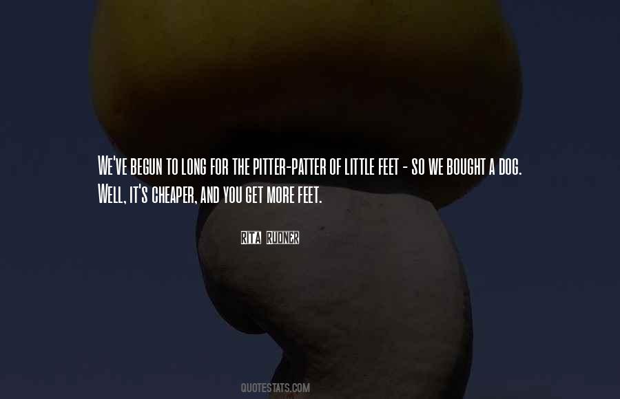 Pitter Patter Of Little Feet Quotes #1305178