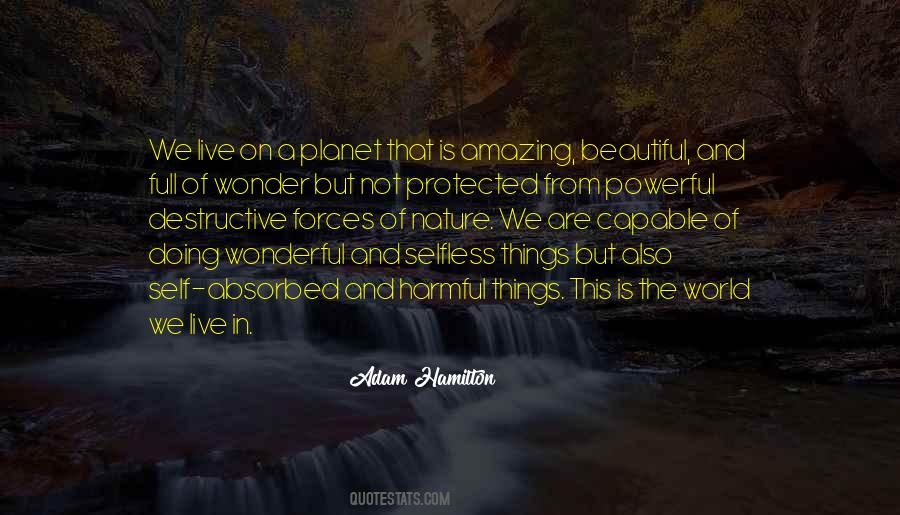 Quotes About Wonder Of Nature #1715029