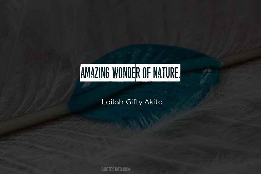 Quotes About Wonder Of Nature #473572
