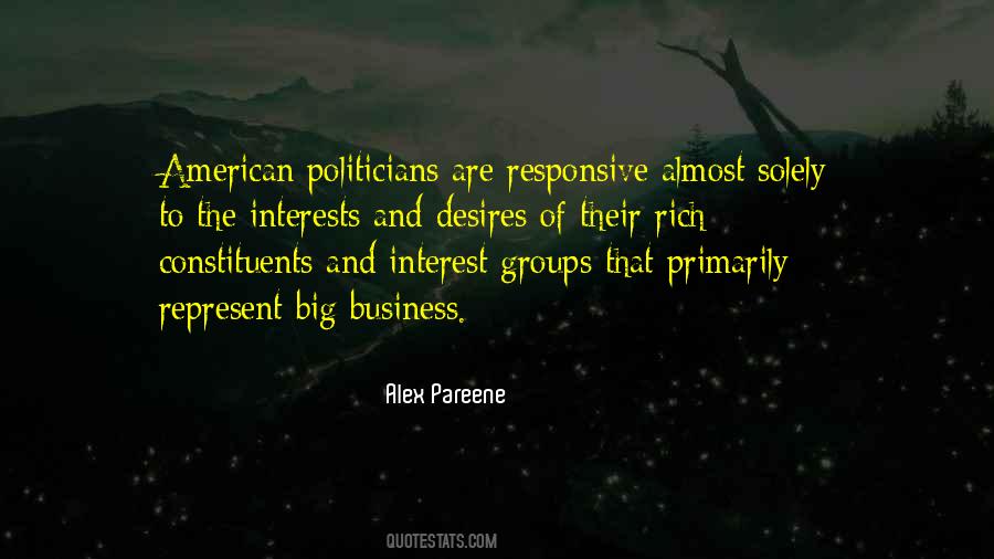 Quotes About Rich Politicians #655336