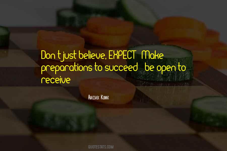 Quotes About Preparations #1693272