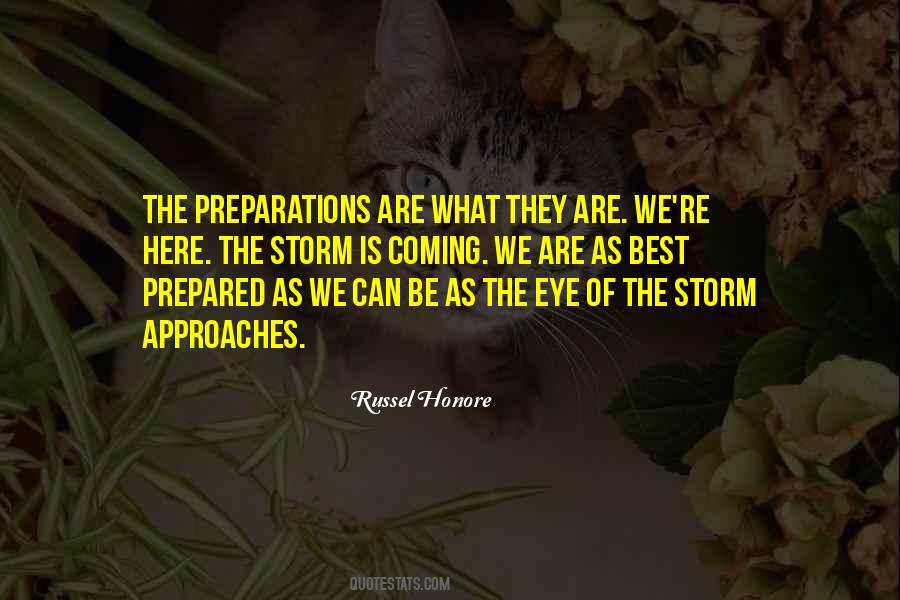 Quotes About Preparations #294858