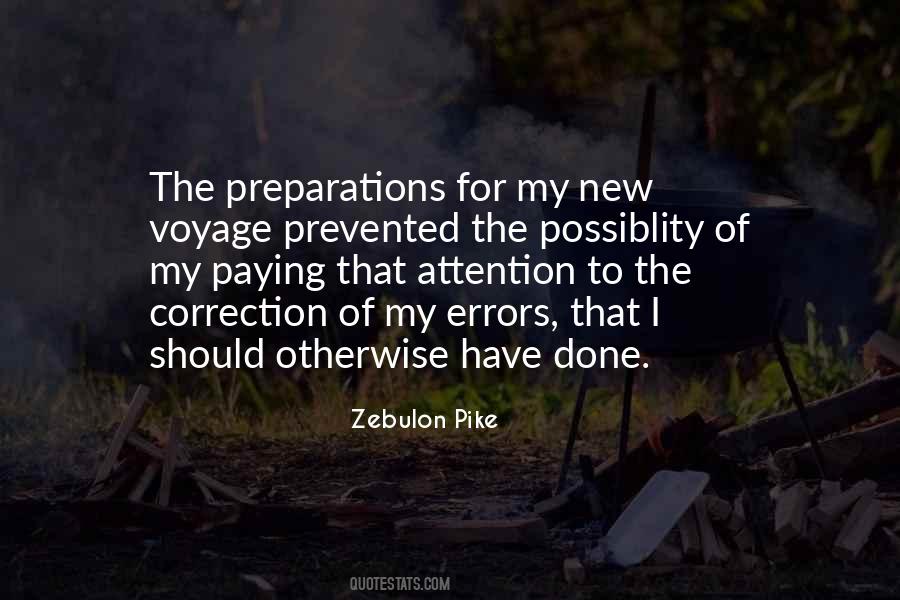 Quotes About Preparations #429889