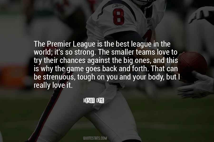 Quotes About Premier League #755288