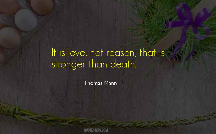 Quotes About Love Stronger Than Death #222592