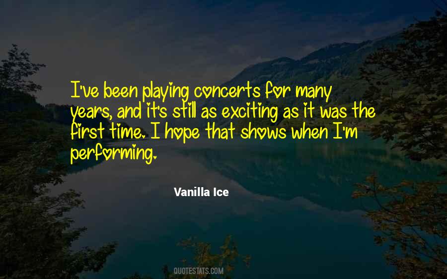 Quotes About Concerts #1732606