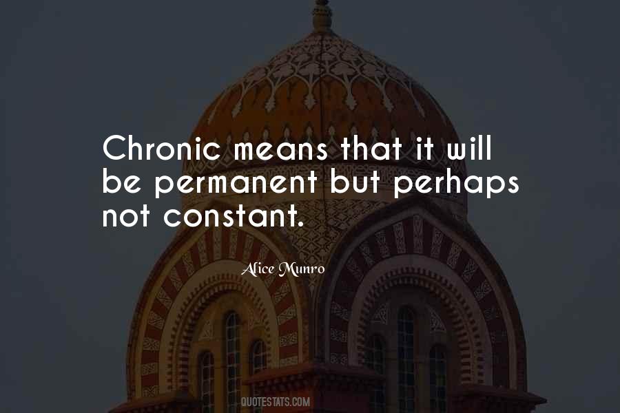 Quotes About Chronic #1169214