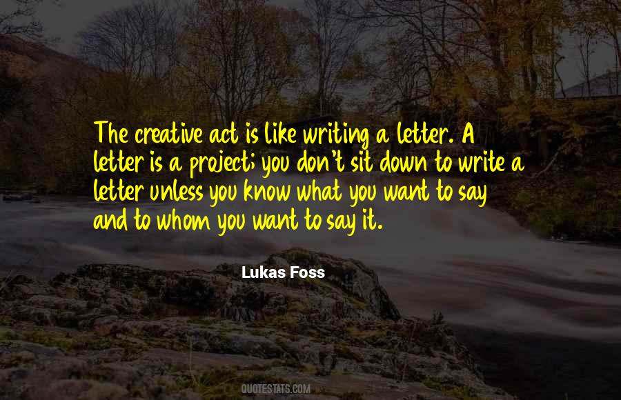 Write A Letter Quotes #1646013