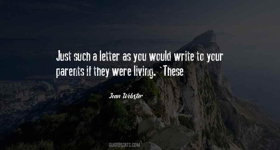 Write A Letter Quotes #559474