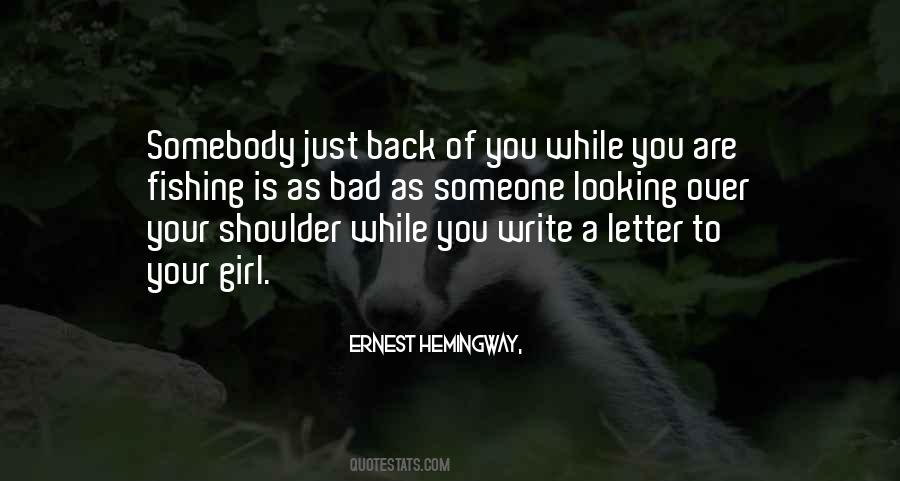 Write A Letter Quotes #695864