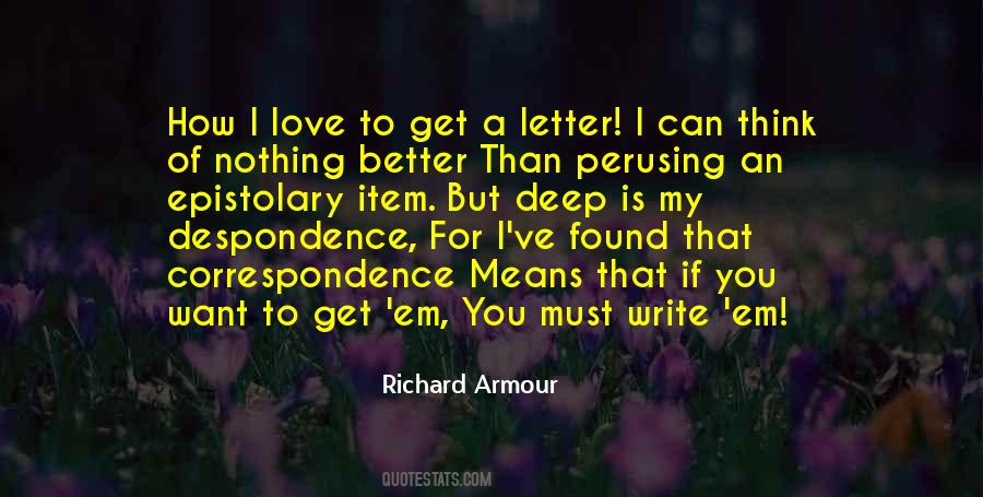 Write A Letter Quotes #954953