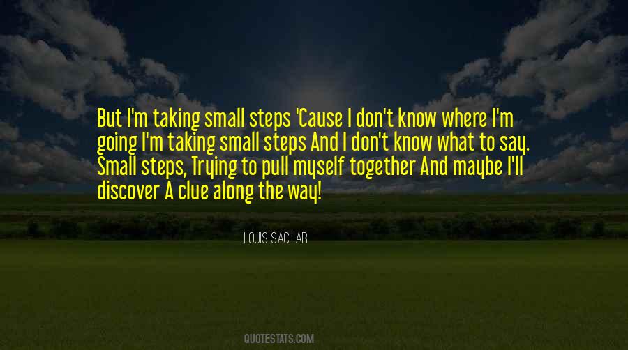 Quotes About Taking Steps #631664