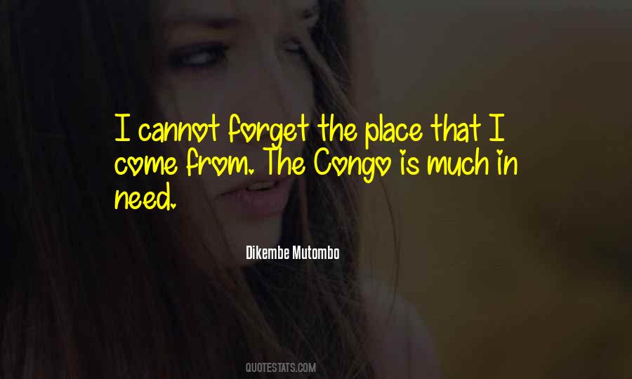 Quotes About Congo #495592