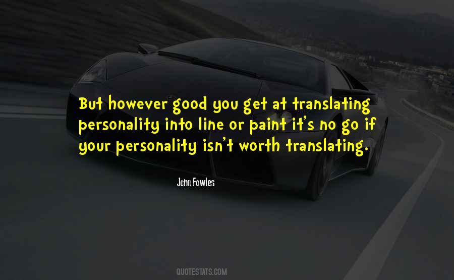 Quotes About Good Personality #539956