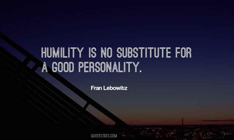 Quotes About Good Personality #726817