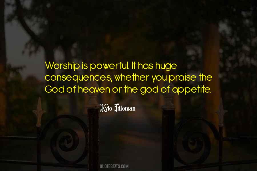 Quotes About Praise Worship God #547918
