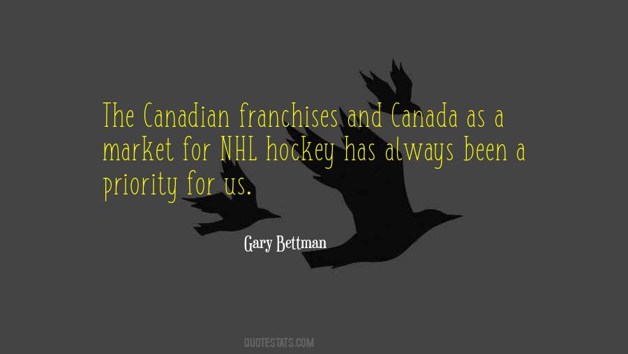 Quotes About Canadian Hockey #1701081