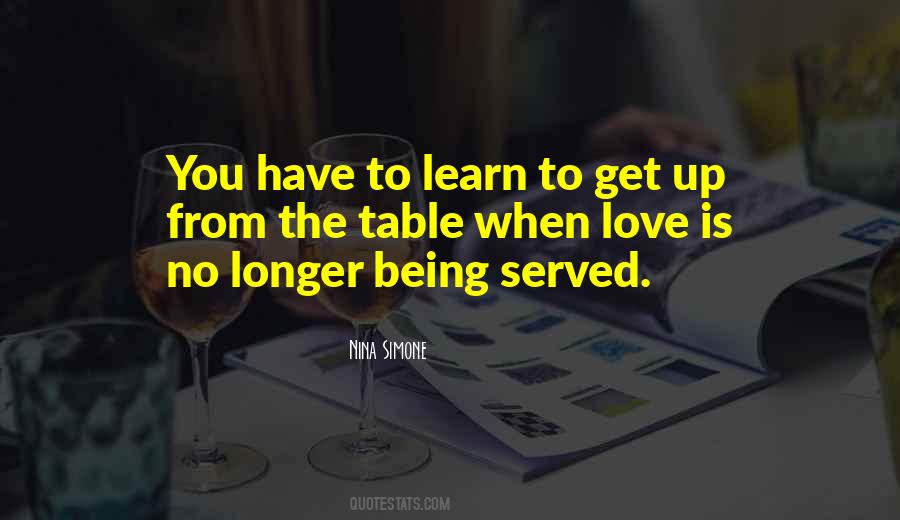 Quotes About Being Served #871125