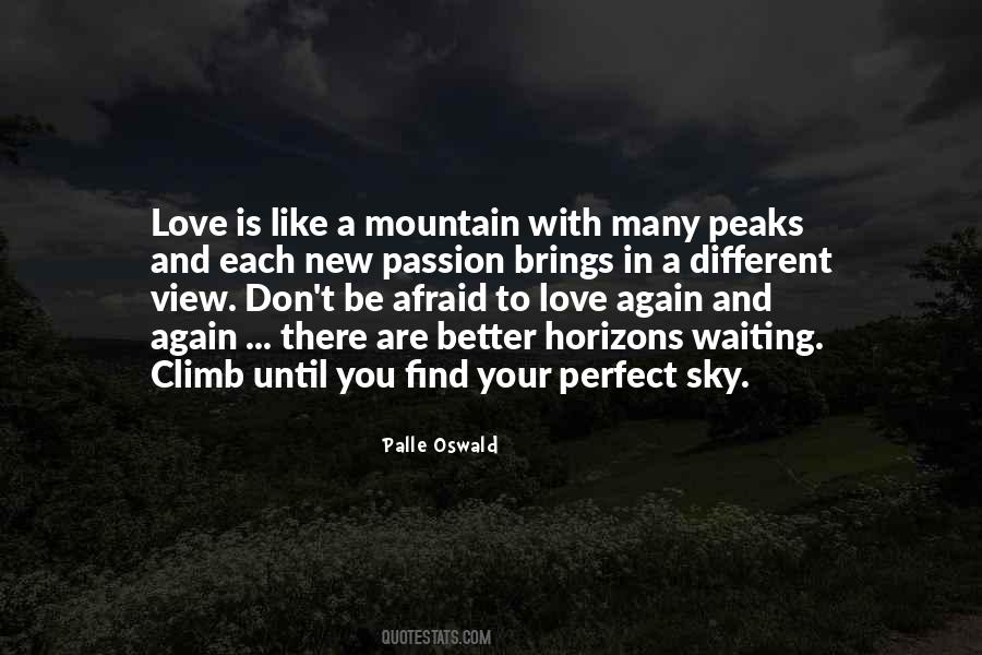 Quotes About Mountain Peaks #86270