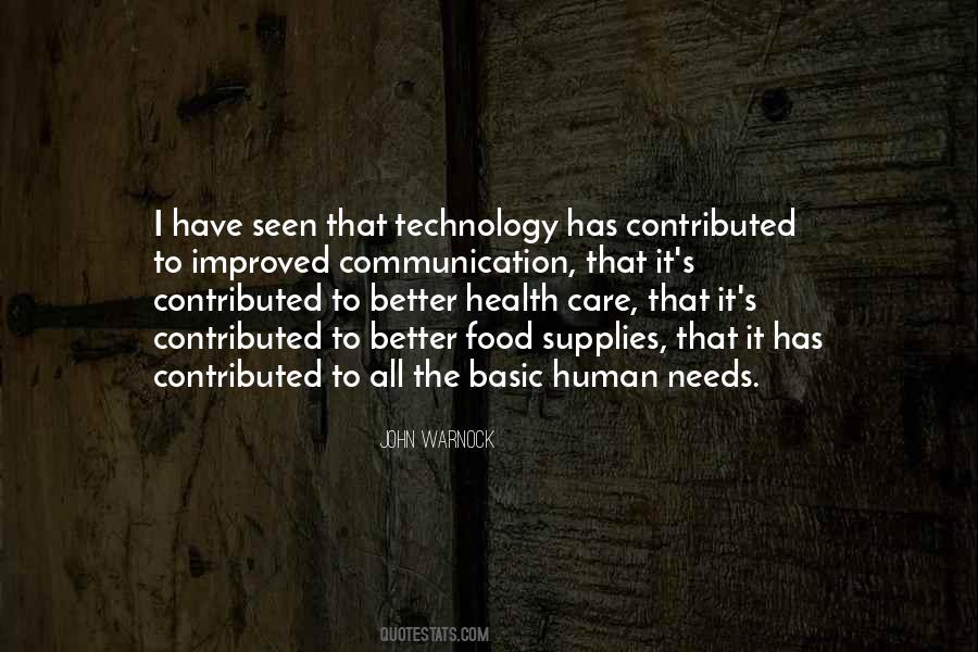 Quotes About Basic Needs #67385