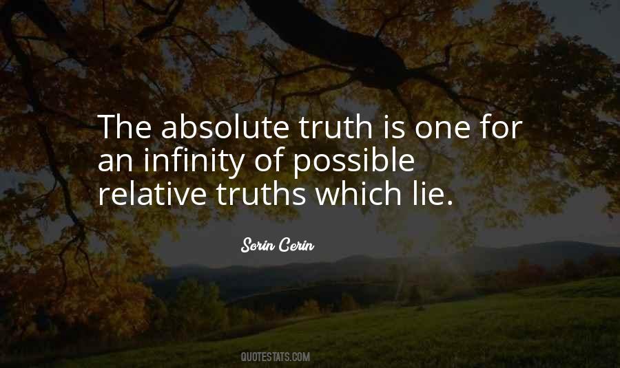 Quotes About Absolute Truth #320110