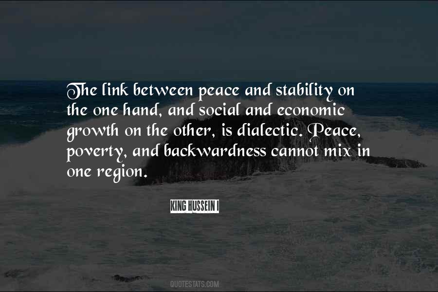 Quotes About Economic Stability #329972