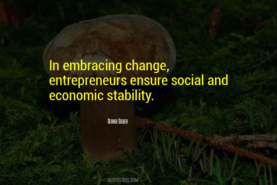 Quotes About Economic Stability #367147