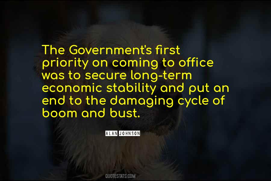 Quotes About Economic Stability #61305