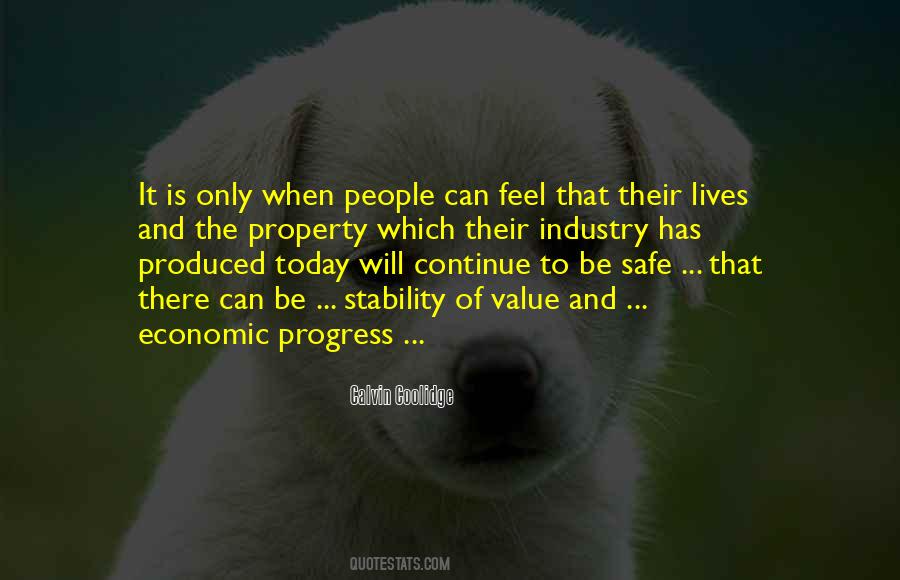 Quotes About Economic Stability #950313