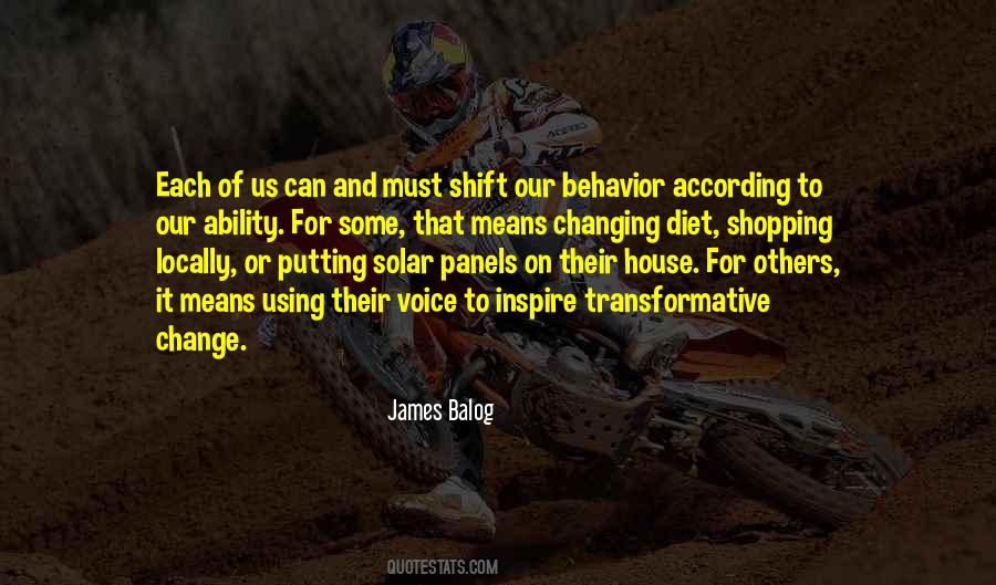 Quotes About Changing Your Behavior #1557091