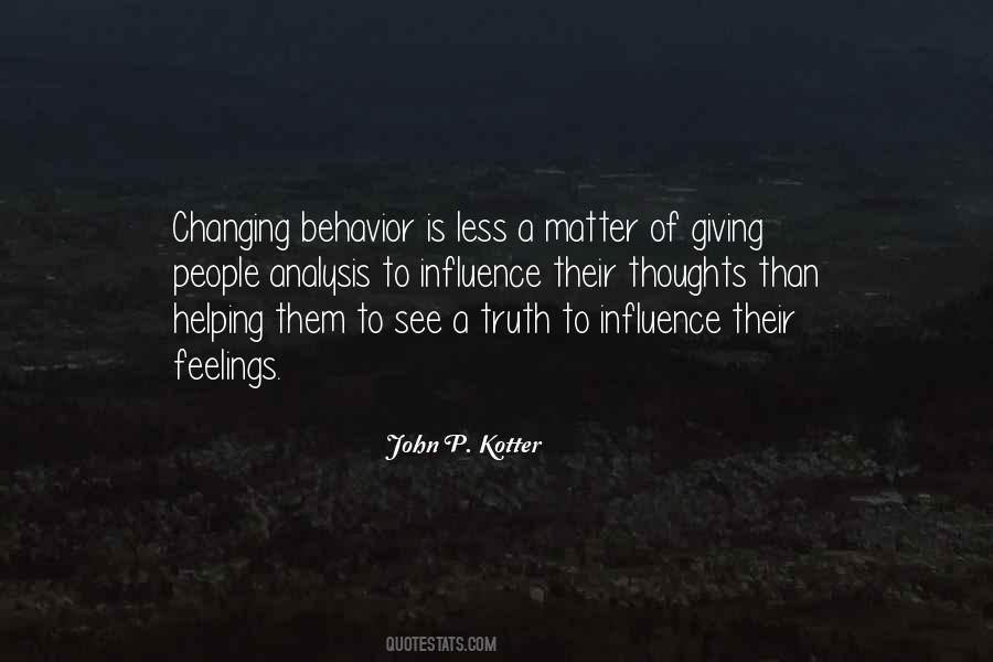 Quotes About Changing Your Behavior #1835126