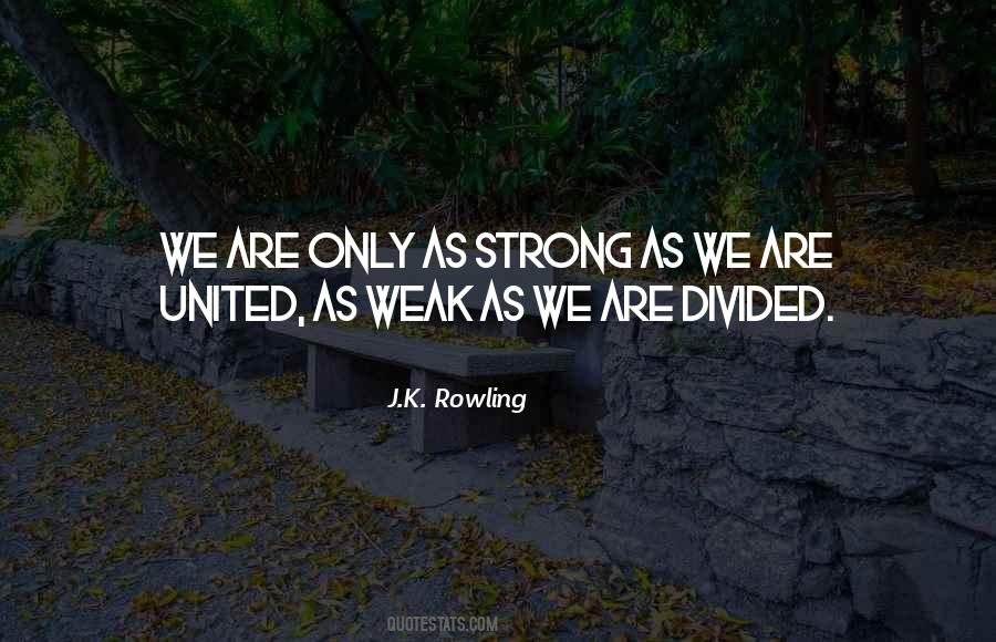 Quotes About Unity Is Strength #1310049
